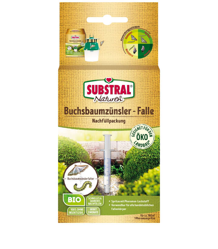 SUBSTRAL Naturen Buchsbaumzünsler Fallensystem Nachfüllpackung